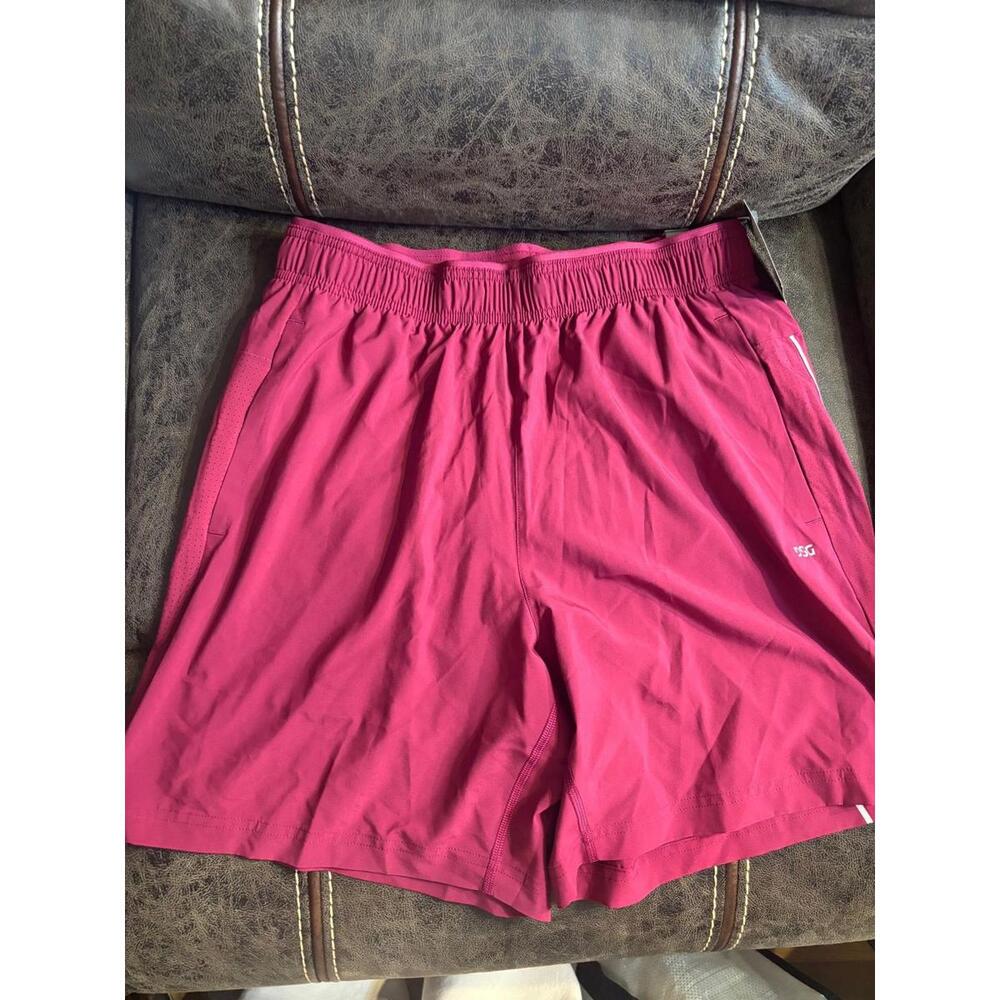 DSG Men's 7” Stride Athletic Shorts Raspberry Sherbet – NWT